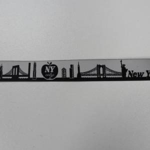 1 m Webband Skyline New York, 20 mm Bild 2