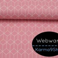 0,5m Webware Cubes rosa Bild 1