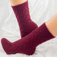Mappe *Socks in Winter* - 6 Strickanleitungen für winterliche Socken mit Zopf- und Strukturmustern Bild 5