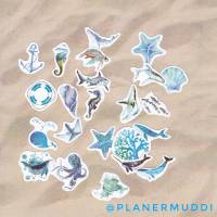 Sticker-Set "Tag am Meer", 23-teilig Bild 1