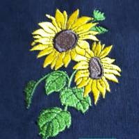 Stofftasche mit schönem "Sonnenblumenmotiv" Bild 2