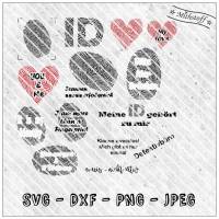 Plotterdatei - Daumenabdruck - Daumen - Fingerprint - SVG - DXF - Datei - Dedektiv - Mithstoff Bild 1
