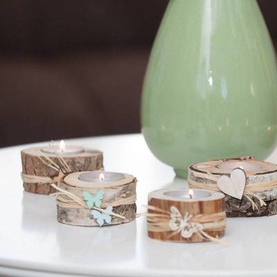 Kerzenhalter aus Birkenholz | verschiedene Motive