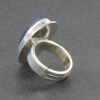 Labradorit Ring oval Silberringschiene verstellbar Gr. 54 -66 Bild 7