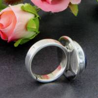 Labradorit Ring oval Silberringschiene verstellbar Gr. 54 -66 Bild 9