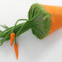 große Schultüte Möhre zur Einschulung für Jungs und Mädchen, die Karotten lieben Bild 2