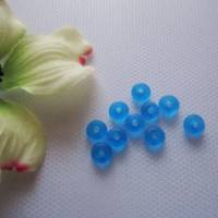 10x handgemachte Murano Glas Perlen Rondelle 8 mm x 4 mm  Matt 4 Farben zur Auswahl Bild 3