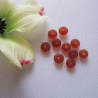 10x handgemachte Murano Glas Perlen Rondelle 8 mm x 4 mm  Matt 4 Farben zur Auswahl Bild 4