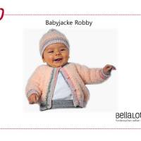 Strickanleitung für die Babyjacke Robby in den Größen 56 bis 86, für Säuglinge bis Kleinkinder Bild 1