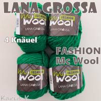 4 Knäuel 200 Gramm FASHION Mc Wool von Lana Grossa in Smaragdgrün Farbe 111 Partie 311242 Bild 10