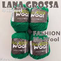4 Knäuel 200 Gramm FASHION Mc Wool von Lana Grossa in Smaragdgrün Farbe 111 Partie 311242 Bild 5