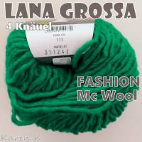 4 Knäuel 200 Gramm FASHION Mc Wool von Lana Grossa in Smaragdgrün Farbe 111 Partie 311242 Bild 7
