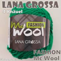 4 Knäuel 200 Gramm FASHION Mc Wool von Lana Grossa in Smaragdgrün Farbe 111 Partie 311242 Bild 9