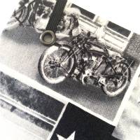 Notizbuch Kladde "Motorcycles" Hardcover ähnlich A5 17,5 x 23 cm stoffbezogen Motorrad Motorsport Motorradfan Bike Motorradtour Geschenk Geschenk Geschenkidee Bild 6