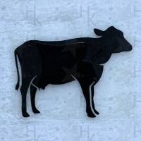 Bügelbild - Kuh (Silhouette) - viele mögliche Farben Bild 1