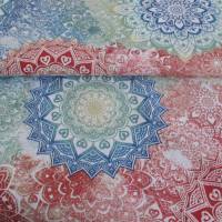 Deko Druck Mandala Pastell multicolor (1m /11,00€) Bild 1