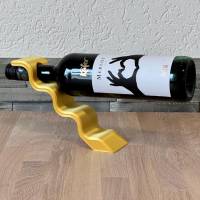 schwebender Weinflaschenhalter - 3D-Druck - Geschenk - Mitbringsel Bild 1