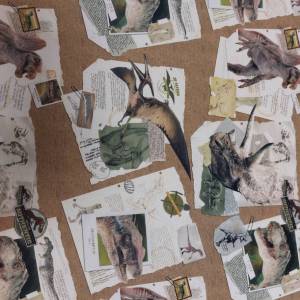 15,90 Euro/mToller Canvas-Deko-Stoff mit Bulli, Jurassic Park Bild 3