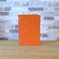 Tagebuch A5 - orange grün // Notizbuch // Journal // Skizzenbuch // Notizen // Erinnerungen // Geschenk Bild 1
