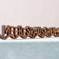 as-Herzwerk | MEERESRAUSCHEN | 3D Schriftzug Tischdeko Geschenk für Freunde und Familie 20cm Bild 5