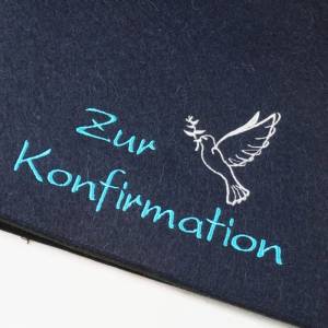 Gästebuch/Fotoalbum zur Kommunion/Konfirmation aus Filz Bild 3