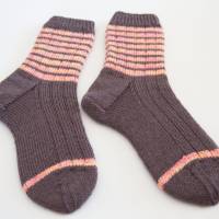 Handgestrickte Socken, Gr. 40/41 Bild 2