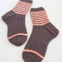 Handgestrickte Socken, Gr. 40/41 Bild 6