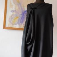 schwarzes Damenkleid , Boule silhouette der 50-th   , Gr.42 Bild 2