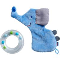 Windeltorte Elefant blau zur Geburt Bild 6
