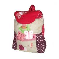 Kinderrucksack Kindergartenrucksack Kindertasche Schnecke für Mädchen Bild 1