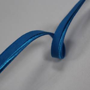1 m elastisches Paspelband uni aqua, 43616 Bild 1