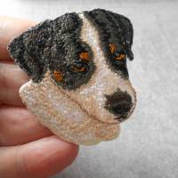 Jack Russel   Hund   Patch zum Aufbügeln , Applikation, Bild 2