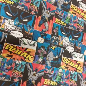 15.90 Euro/m Toller Baumwollstoff DC Comics, Batman,  ideal für Masken Bild 1