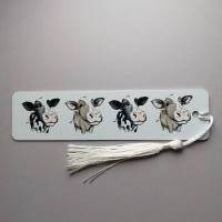 Lesezeichen/Buchzeichen "Kuh, Kühe, Affen, Affe, frech" Bild 2
