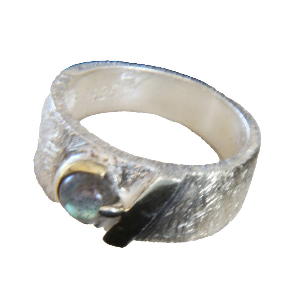 Silberring Damenring Ring Sterlingsilber 925 Labradorit Gr50 