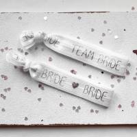 Bride oder Team Bride • Armband | Hairtie | Junggesellinnenabschied Bild 1