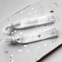 Bride oder Team Bride • Armband | Hairtie | Junggesellinnenabschied Bild 2