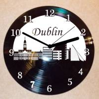 Dublin Wanduhr Schallplattenuhr Schallplatte Wanduhr Vinyl Bild 1