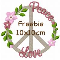 Freebie -Kostenlose Stickdatei 10x10cm Bild 1