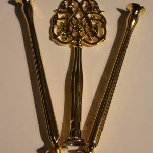 Etagerenstange - Stange  Etagere "Ornament" DIY gold Bild 1