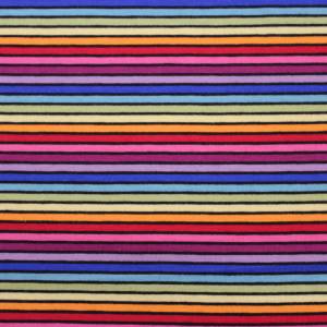 14,90 Euro/m  Jersey gestreift in Regenbogenfarbe, neon Bild 2