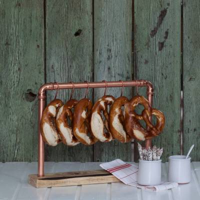 Snackständer mit Kupferrohr