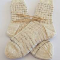 Handgestrickte Socken, Gr. 42/43 Bild 7