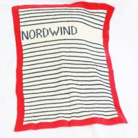 Strickanleitung Babydecke Nordwind mit gesticktem Namen in der Größe 55x75 cm Bild 2