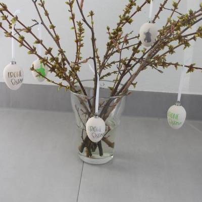 Terrakotta Ostereier Deko Eier personalisiert