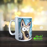 Funny German Shepherd / Schäferhund Coffee Tasse Bild 1