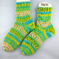 Socken für Kinder in Größe 30/31 handgestrickt, Unikat Bild 2