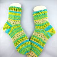 Socken für Kinder in Größe 30/31 handgestrickt, Unikat Bild 3
