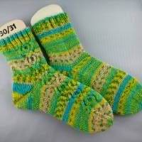 Socken für Kinder in Größe 30/31 handgestrickt, Unikat Bild 8