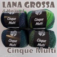 4 Knäuel 200 Gramm Cinque Multi von Lana Grossa in traumhaft schönen Farbverläufen Farbe 009 Partie 4424 Bild 3